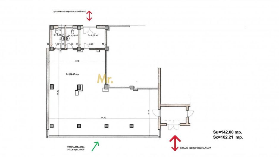 Vânzare/Inchiriere Spațiu Comercial 145,55 mp, Zona Kaufland - Carei - Poză 10