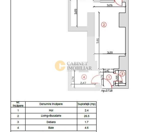 Studio - 39MP | Credit | 7/14 | Centrala | Smart Residence Lujer - Schiță 7