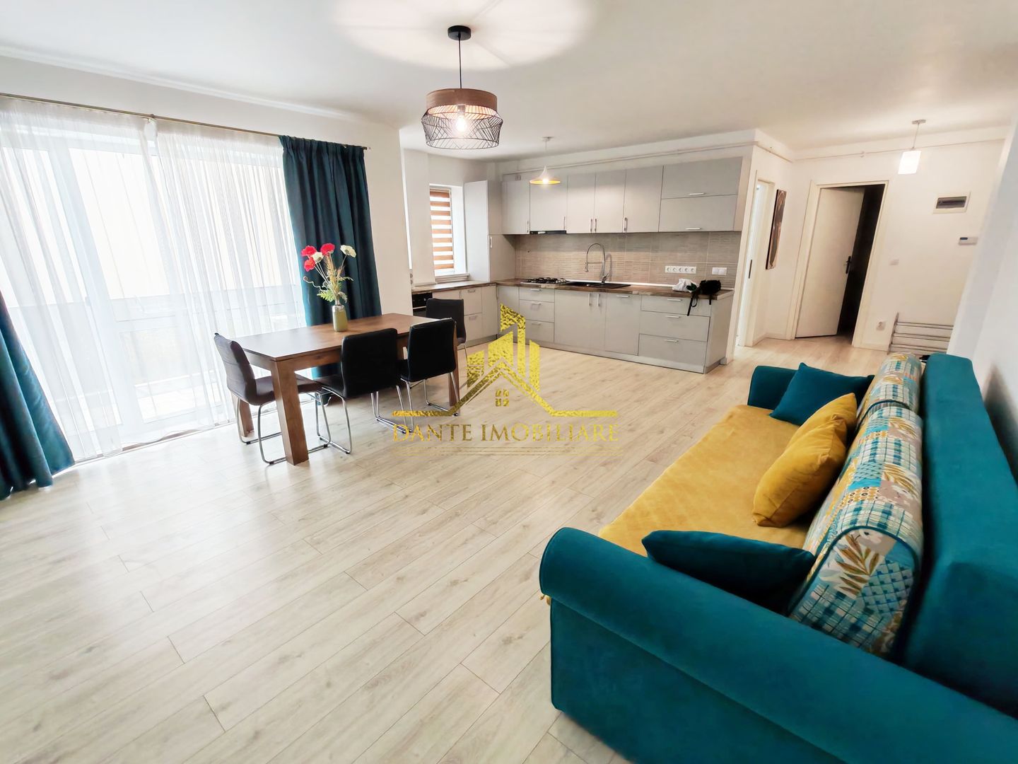 2 camere, spatios, mobilat modern, bloc nou, parcare, Borhanci - Poză 10