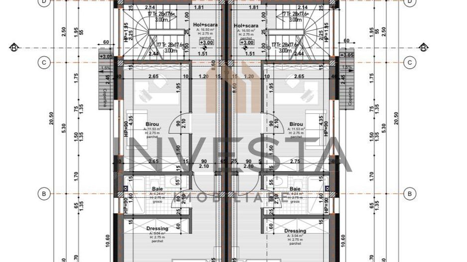 Duplex cu rooftop panoramic, garaj și curte proprie – cartier Voronet - Poză 18