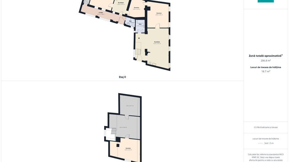 Două case, curte mare, lângă Castelul Huniazilor - Poză 25