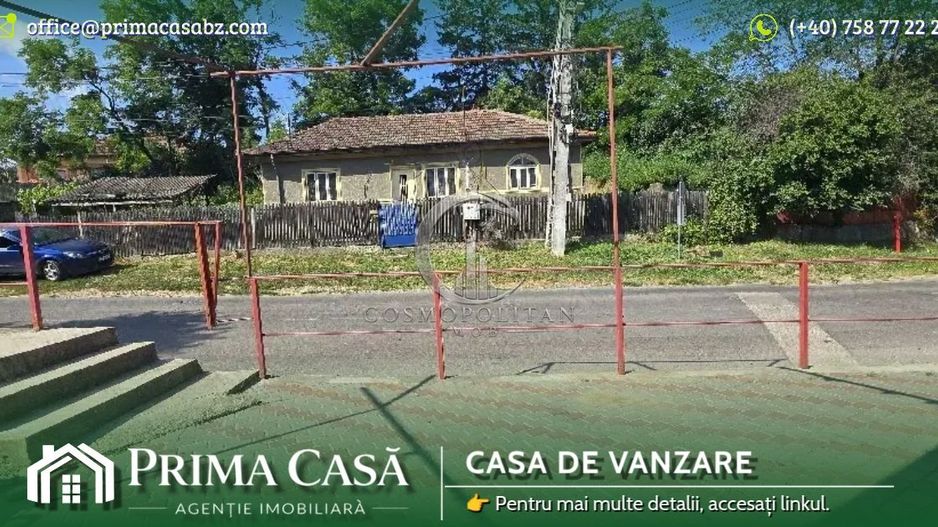 Casa in Berca BZ constructie 1997 teren 460mp Pret: 50.000 neg. - Poză 2