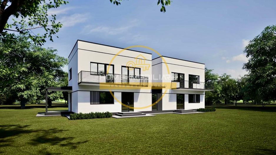 Duplex fără perete comun | 4 camere | 100 mp utili | 300 mp teren | Lunca Cetățu - Poză 3