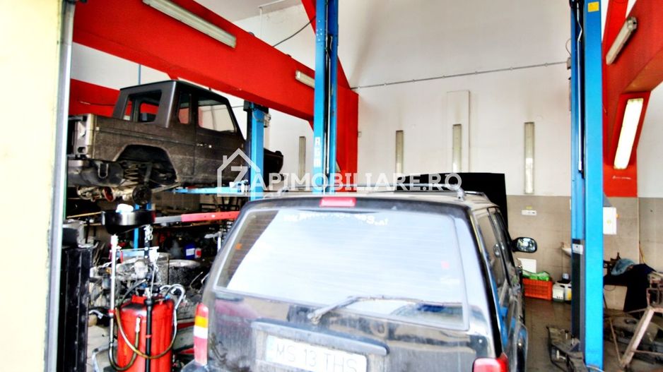 Boxă pentru service auto cu elevator - Poză 3