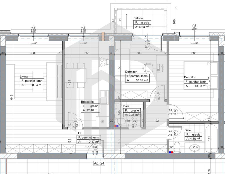 Pictor Brana | Etaj 1 | 3 Camere | 2 Bai |  Boxa  | 0% Comision - Poză 2