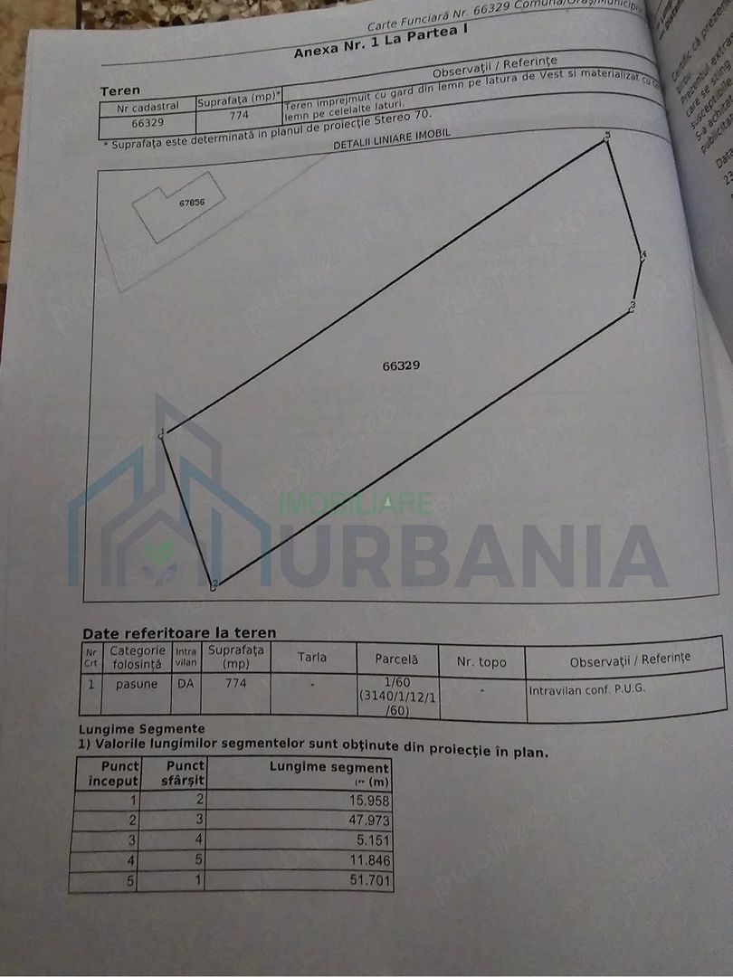 Teren de vânzare, 773 mp, strada Bârnova, Iași - Poză 2