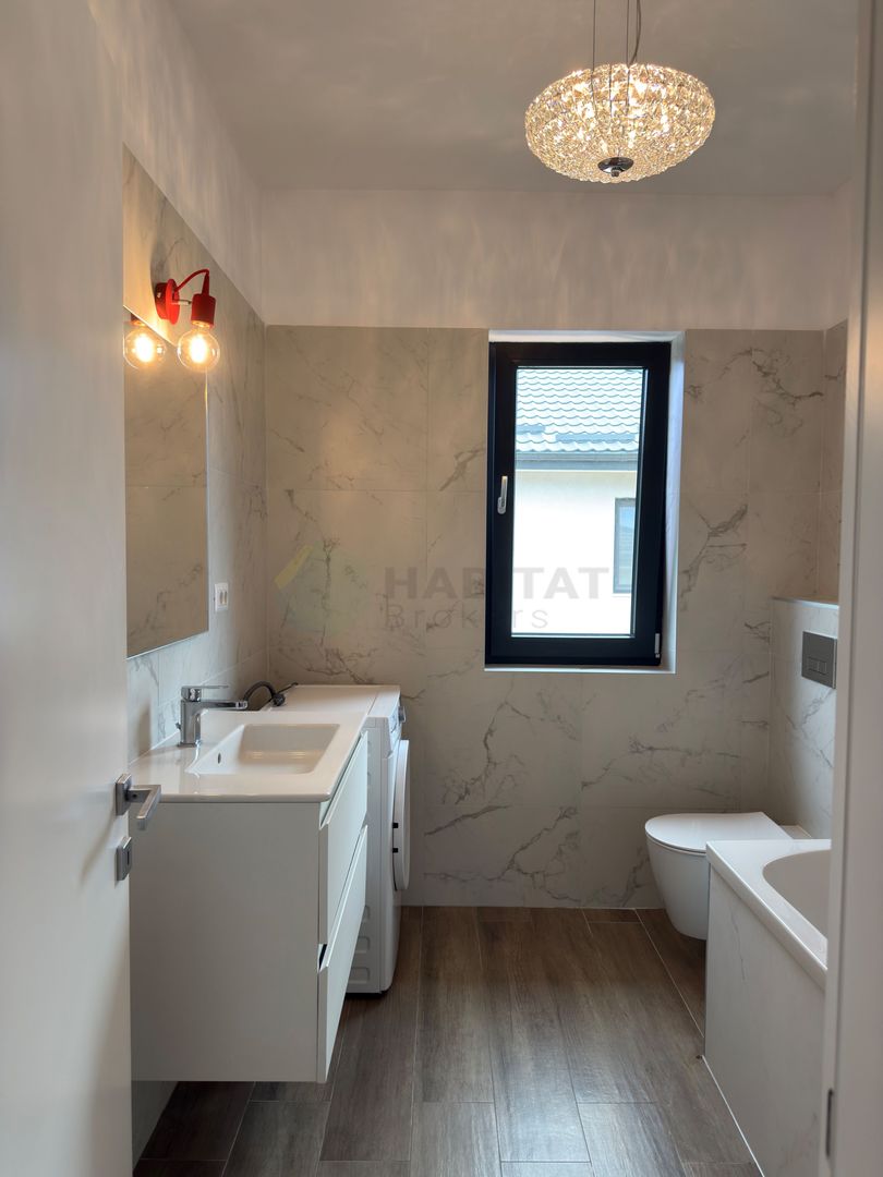 Vilă modernă cu 5 camere de închiriat în Corbeanca - Poză 20
