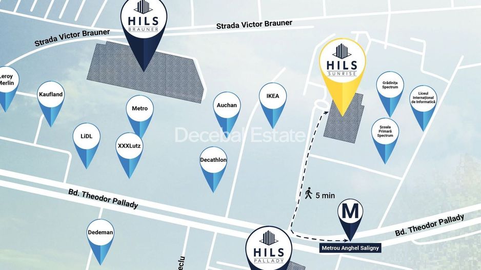 Apartament 3 camere PREMIUM +parcare in HILS Pallady - Poză 6