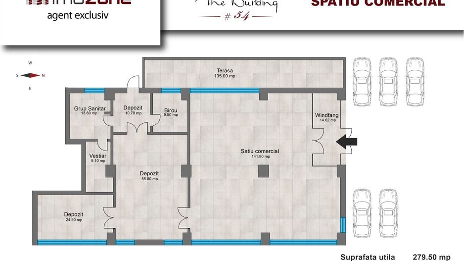 Spatiu Comercial | Militari-Uverturii-Apusului | 280mp + 135mp (terasa) - Poză 1