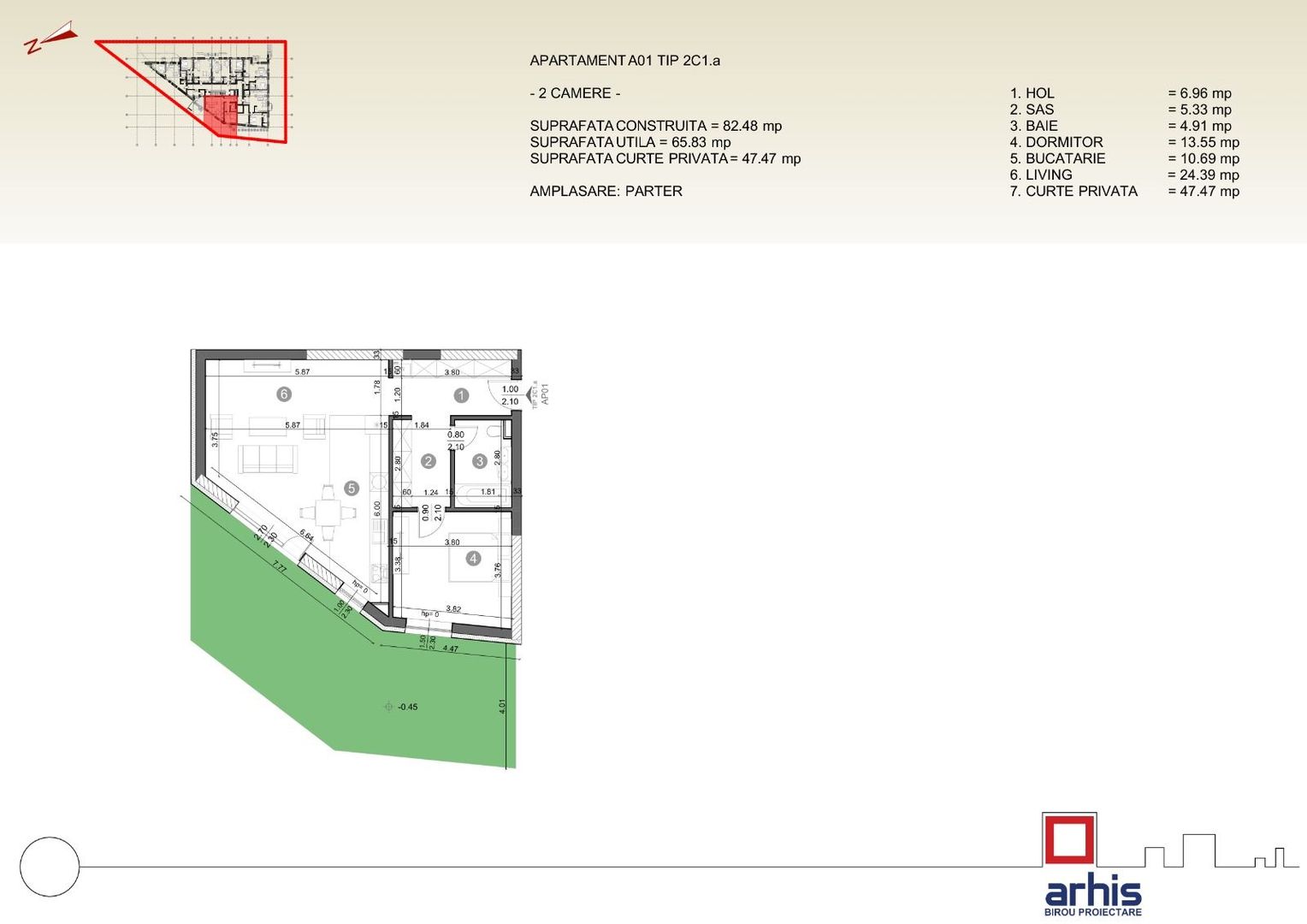 Apartament 2 camere I Complex T26 - Poză 8
