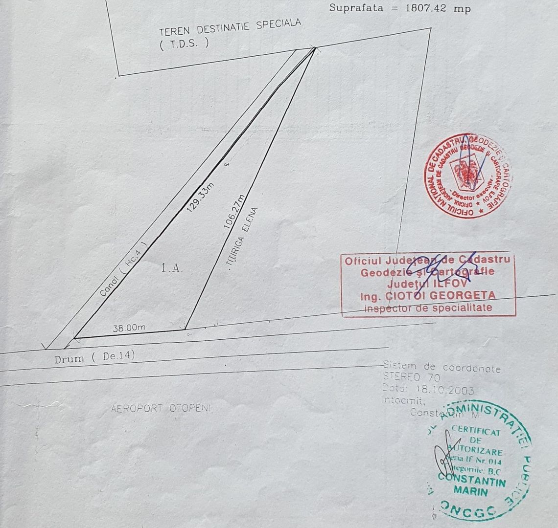 Teren de vanzare Aeroport Otopeni 1800 mp | Cargo | Pista 2 - Schiță 8