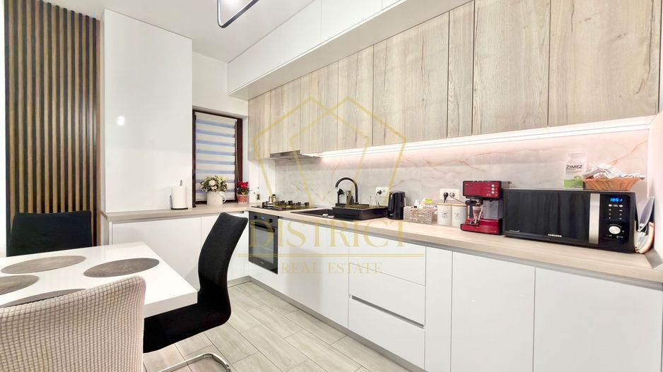 Apartament cu 3 camere mobilat si utlat, 70 mp utili, in Giroc la etajul 2. - Poză 6