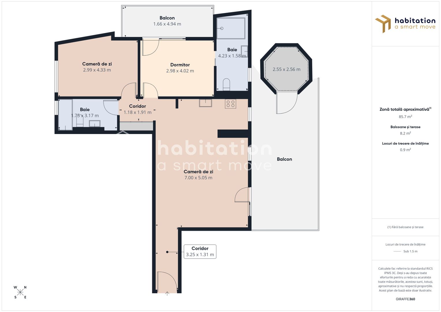 De închiriat– Apartament modern cu 3 camere în zona Lipovei | Bloc nou - Poză 35