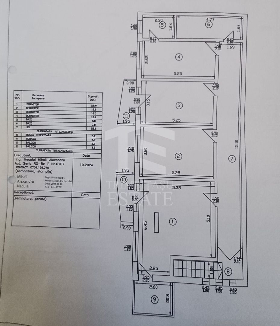 Casa 7 camere 2024  Carrefour Colentina - Schiță 47