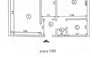 Apartament 2 camere decomandat, etaj 1/11, Piața Nicolina, Iași – 52,6 mp - Poză 2