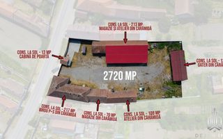 Teren 2.720 MP | Spațiu de birouri | Aita Mare - Poză 1
