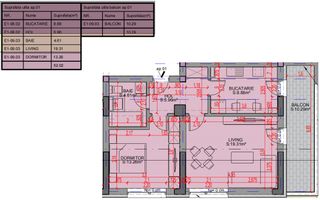 Ap 2 camere decomandat, balcon mare, Comision 0, Pallady - Schiță 7