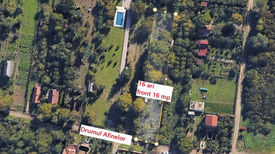 De Vânzare 16 Ari teren Bercu Rosu - Poză 1