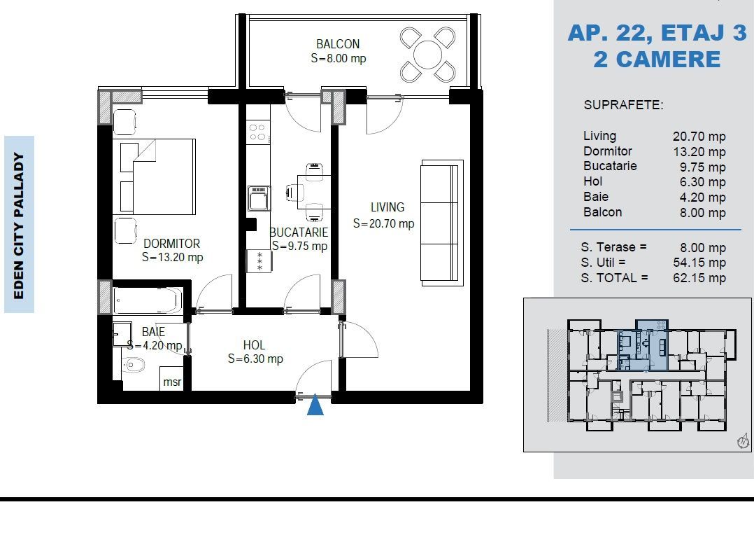 AP. 2CAM. SPATIOS - BLOC P+4 / SCOALA BRAUNER , METROU TECLU! - Poză 1
