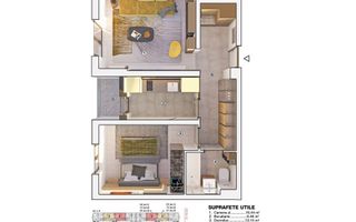 2 camere nou, 50 mp, balcon, Prelungirea Ghencea - Poză 8