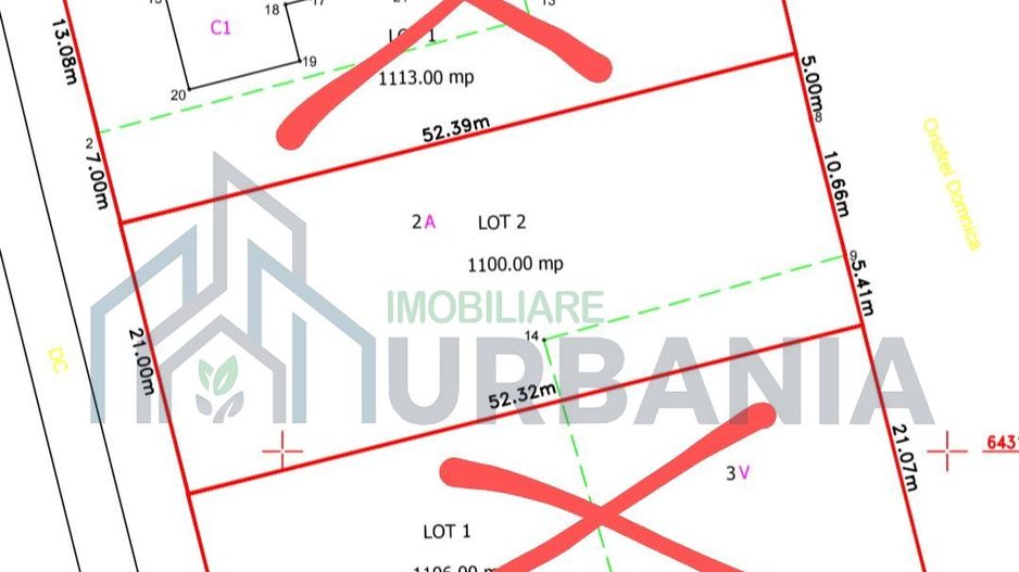 Teren intravilan 1100 mp, sat Avântu, comuna Romanești, județul Iași - Poză 1
