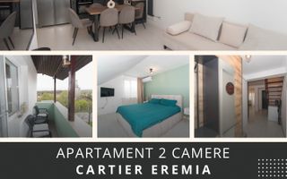 APARTAMENT 2 CAMERE - EREMIA - MOBILAT SI UTILAT - - Poză 1