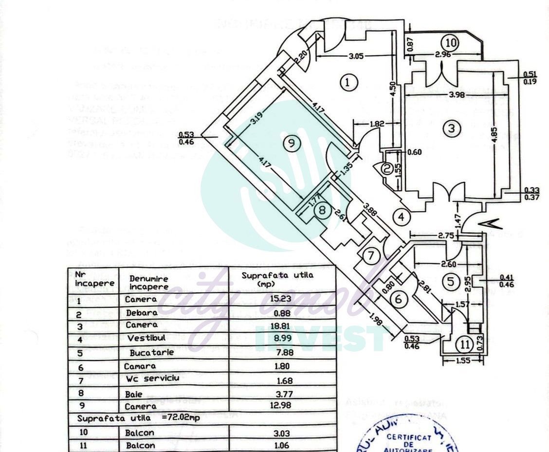 3 camere Eroilor-Parcul Operei - Poză 3