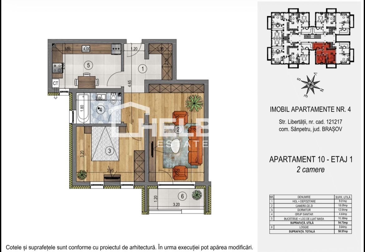 COMISION 0% / 2 Camere / Credit / Sânpetru - Poză 5
