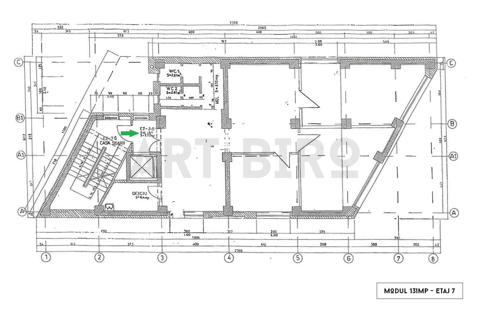 Zero comision, 55-118mp birou amenajat, Baneasa, Parc Herastrau - Schiță 12