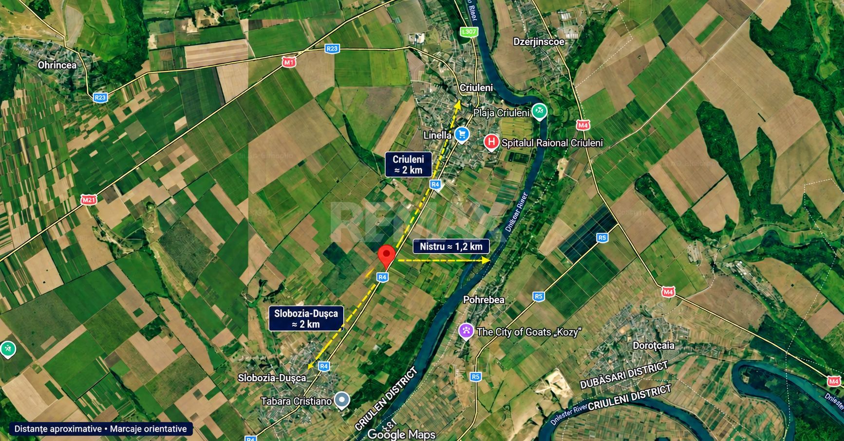 4,85 HA CU DESCHIDERE DE 300 M LA TRASEU | CRIULENI – SLOBOZIA-DUȘCA - Poză 5