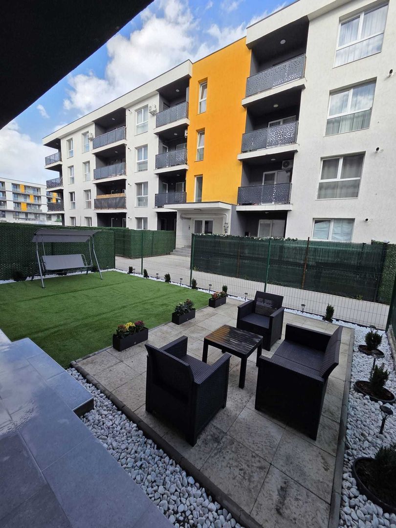 Apartament 2 camere cu gradina de inchiriat si loc parcare - Poză 1