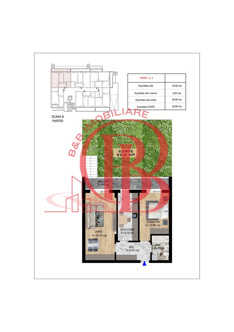 2 camere cu gradina  Pallady Metrou Nicolae Teclu - Poză 11