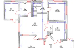 Casa cu salcie - refugiul tău boem, lângă oraș, pe un teren de 1800 mp - Schiță 41