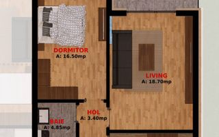 Apartament 2 camere I Pantelimon Dobroesti I Vanzare - Poză 3