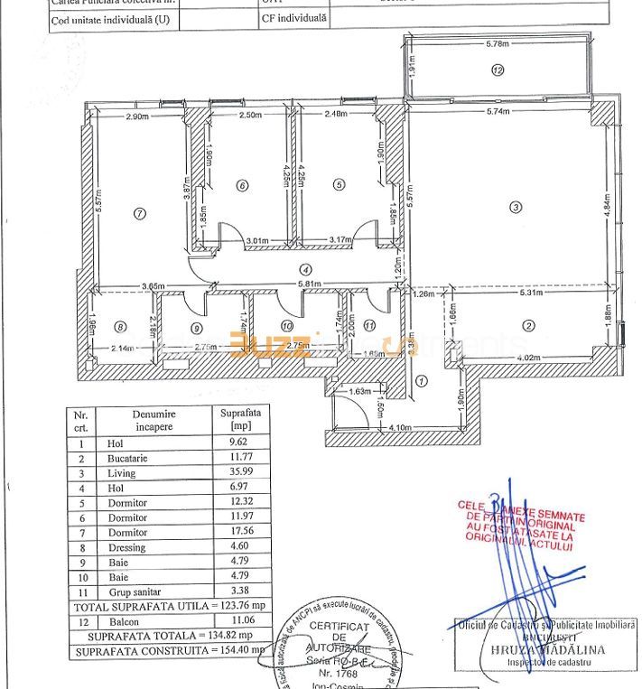 Apartament 4 camere cu View Panoramic Unic - Schiță 29