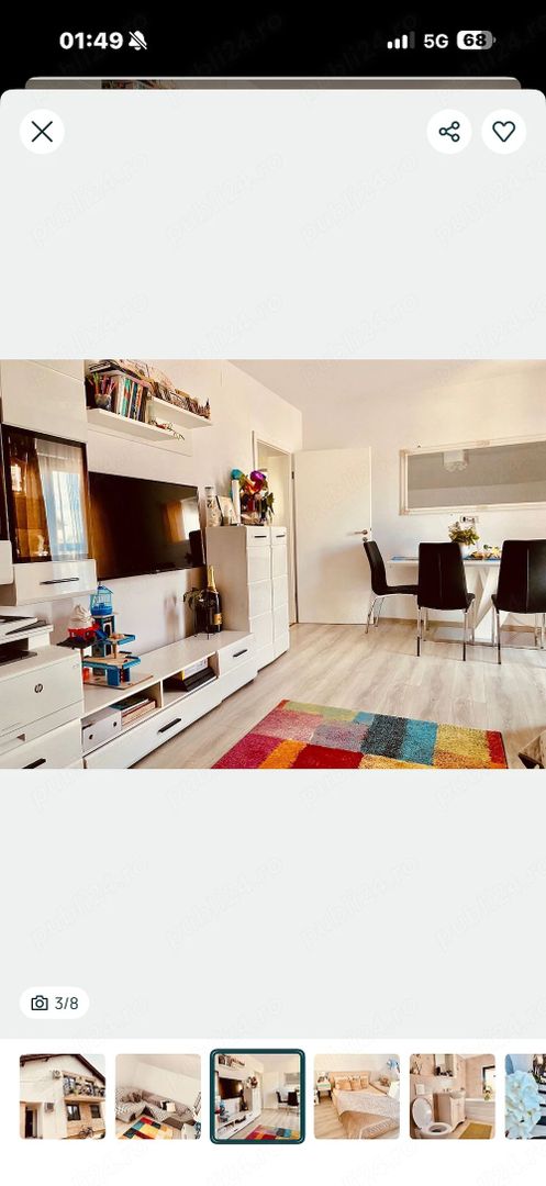 Apartament 2 camere complet mobilat situat la etaj 1 în Giroc - Poză 6