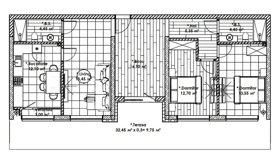 Vânzare, apartament, 4 camere, strada Circului, Rîșcani - Poză 3