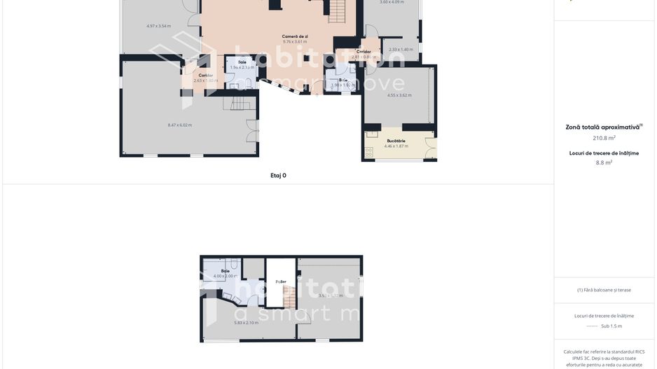Casă premium Braytim cu apartament separat, teren 1.300 mp - Poză 37