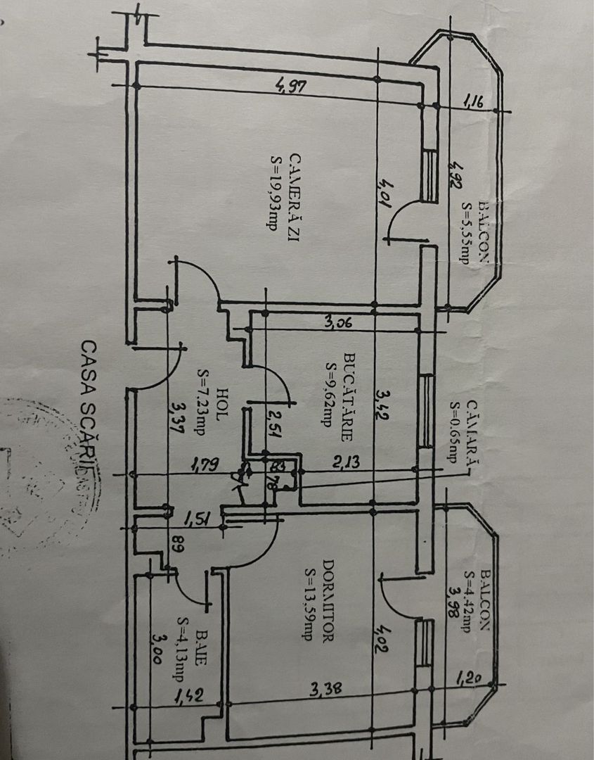 Apartament 3 camere Cora Bratianu - Poză 2