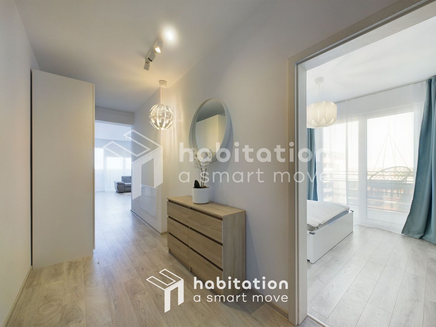 Penthouse 3 camere, elegant amenajat, vedere panoramica, complex Iris Armoniei - Poză 13