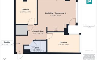 Apartament de vânzare Nufărul Oradea, 65 mp - Poză 10