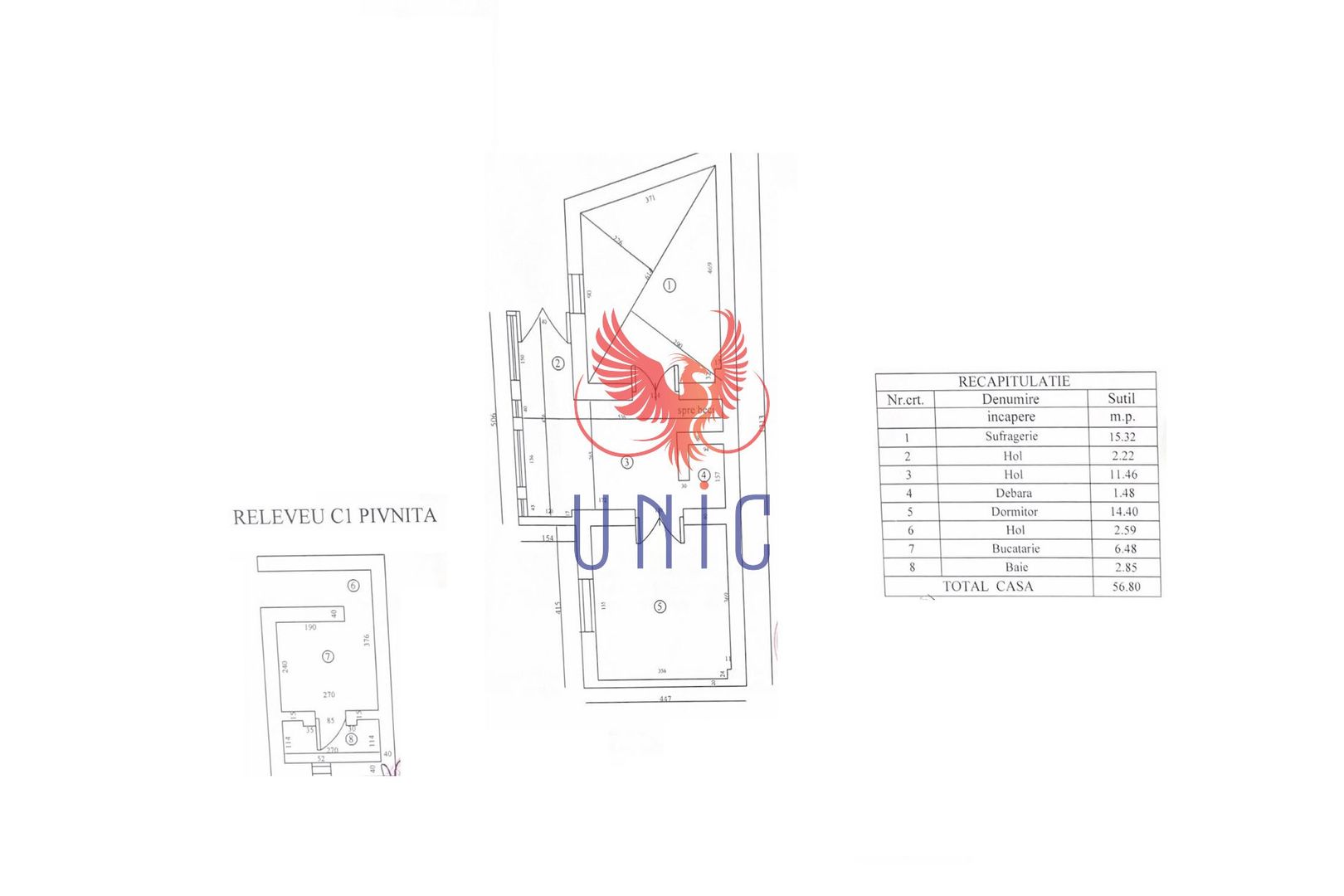 Casa Centrala pretabil Spatiu Comercial - Schiță 10