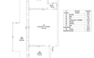 Penthouse cu 3 camere si terasa de 27mp | Braytim | Eso - Poză 15