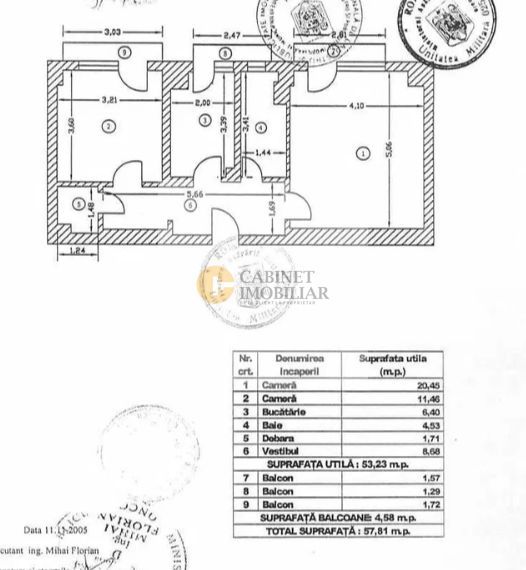 2 camere I Bd Decebal -Rond Alba Iulia I Etaj 1/8 I Bloc 1990 - Poză 8