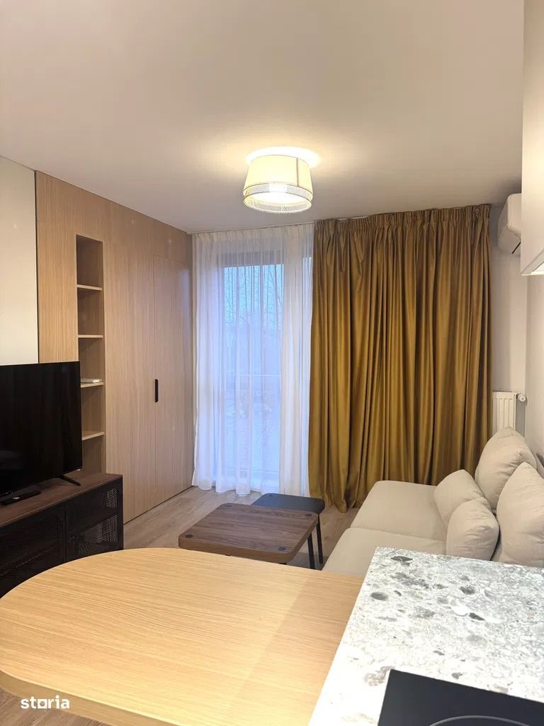 AP. 2 CAMERE TIP STUDIO, CELLINI RESIDENCE, BLOC NOU, MOBILAT MODERN - Poză 2