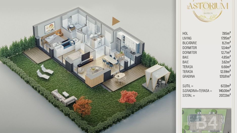 AP 3CAM. PROIECTUL ASTORIUM GARDEN / MUTARE IMEDIATA.COMISION 0%! - Poză 16