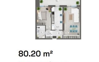 VANZARE Apartament cu 2 camere in zona Pipera Nobel Art Apartaments - Poză 14