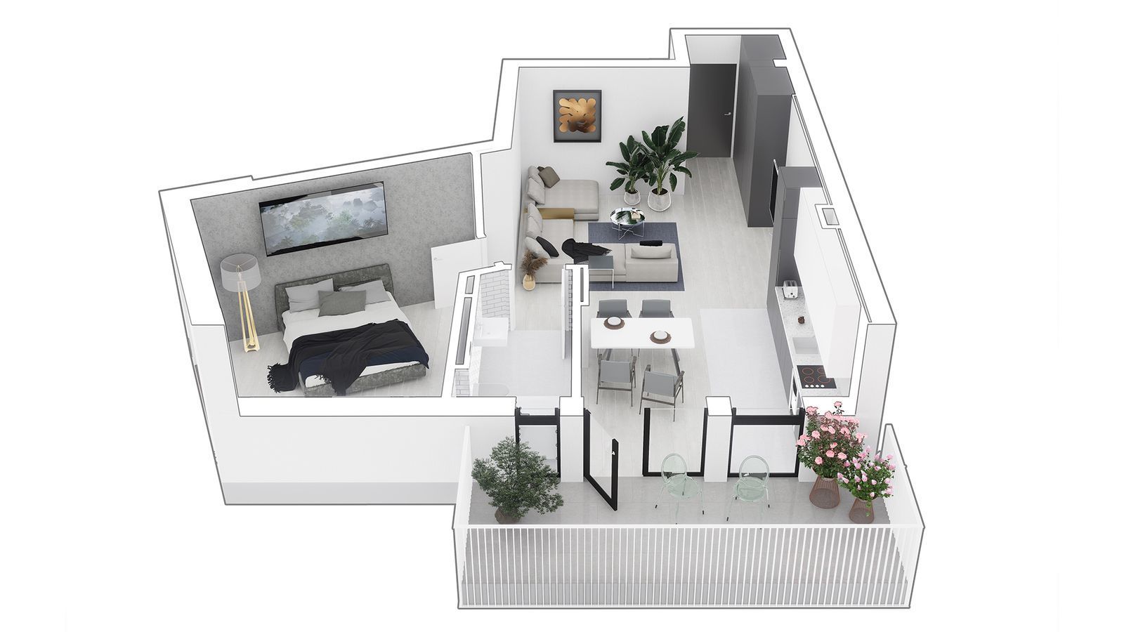 Apartament NOU 2 camere - Zona Mehala - Poză 1