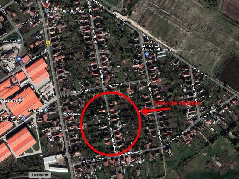 Teren pentru două case - Dudeștii Noi - Poză 3