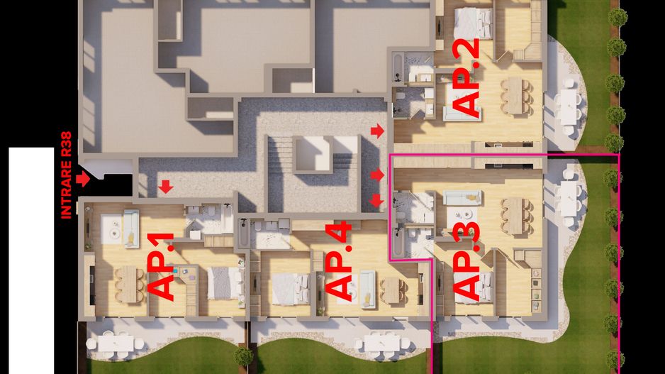 Direct de la DEZVOLTATOR. Apartament cu grădina de 81 mp. TVA 5% - Poză 2